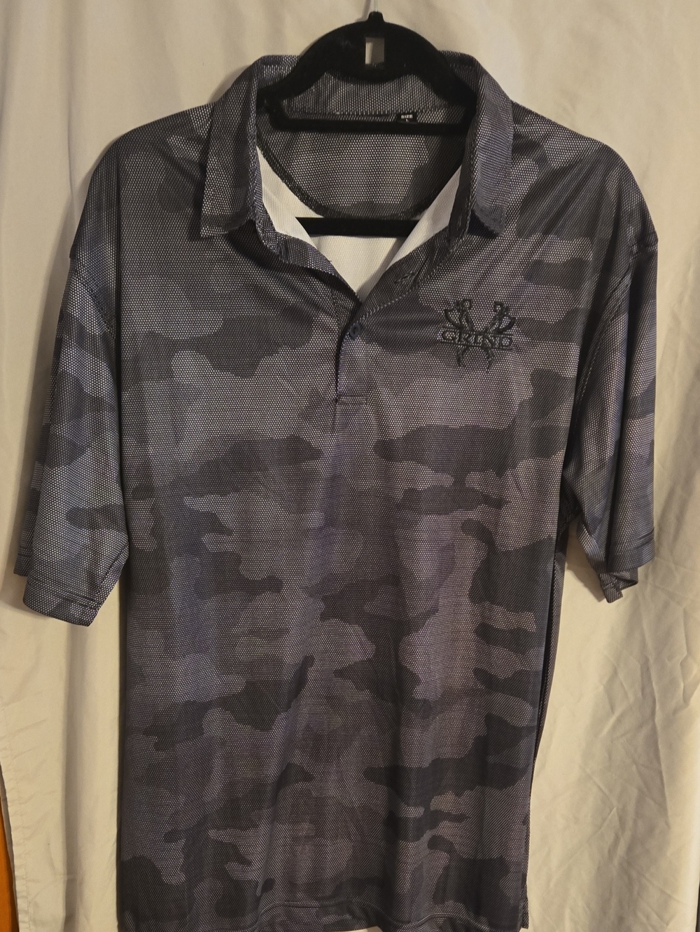 Target Men's Gray Camo Polo